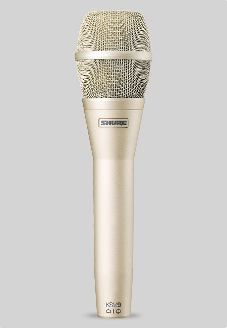 Shure general KSM9 Micrófono vocal cardioide o supercardioide (negro o champagne)